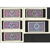 Image 2 : Lot of (5) Series 481 Military Payment Certificate Notes