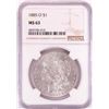 Image 1 : 1885-O $1 Morgan Silver Dollar Coin NGC MS63