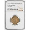 Image 1 : AH451-492 Ghaznavid Dinar A-1637 Ibrahim Gold Coin NGC Genuine