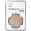 Image 1 : 1896 $1 Morgan Silver Dollar NGC MS64