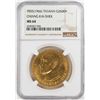 Image 1 : YR55 (1966) Taiwan 2000 Yuan Chaing Kai-Shek Gold Coin NGC MS64