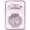 Image 1 : 2009 Canada $5 Maple Leaf Vancouver Olympics Silver Coin NGC MS69