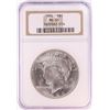 Image 1 : 1924 $1 Peace Silver Dollar Coin NGC MS65