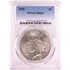 Image 1 : 1928 $1 Peace Silver Dollar Coin PCGS MS64