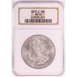 1879-S $1 Morgan Silver Dollar Coin NGC MS65 Old Holder