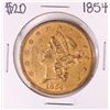 Image 1 : 1854 Type 1 $20 Liberty Head Double Eagle Gold Coin