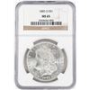 Image 1 : 1885-O $1 Morgan Silver Dollar Coin NGC MS65