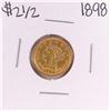 Image 1 : 1898 $2 1/2 Liberty Head Quarter Eagle Gold Coin