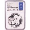 Image 1 : 2019 China 10 Yuan Panda Silver Coin NGC MS70 Early Releases Joel Iskowitz Signature