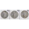 Image 1 : Lot of (3) 1884-O $1 Morgan Silver Dollar Coins