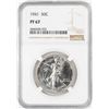 Image 1 : 1941 Proof Walking Liberty Half Dollar Coin NGC PF67