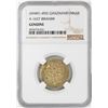 Image 1 : AH451-492 Ghaznavid Dinar A-1637 Ibrahim Gold Coin NGC Genuine