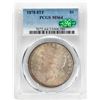 Image 1 : 1878 8TF $1 Morgan Silver Dollar Coin PCGS MS64 CAC Nice Toning