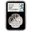 Image 1 : 2018 Netherlands 1 oz. Silver Lion Dollar Coin NGC Gem Proof First Release Black Core