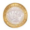 Image 1 : .999 Silver McCarran International Airport Las Vegas, NV $10 Limited Casino Token