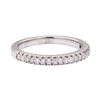 Image 1 : 14KT White Gold 0.31 ctw Diamond Band