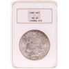 Image 1 : 1887 $1 Morgan Silver Dollar Coin NGC MS65 Nice Toning Old Holder