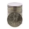 Image 1 : Roll of (20) Brilliant Uncirculated 1997 $1 American Silver Eagle Coins