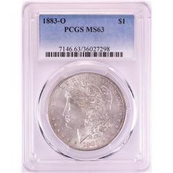 1883-O $1 Morgan Silver Dollar Coin PCGS MS63