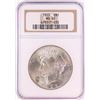 Image 1 : 1923 $1 Peace Silver Dollar Coin NGC MS65