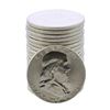 Image 1 : Roll of (20) Brilliant Uncirculated 1963 Franklin Half Dollar Coins