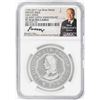 Image 1 : 1792-2017 Half Disme 1 oz. Silver Medal NGC PF70 W/Edmund C. Moy Signature