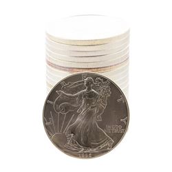 Roll of (20) Brilliant Uncirculated 1996 $1 American Silver Eagle Coins