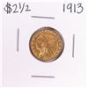 Image 1 : 1913 $2 1/2 Indian Head Quarter Eagle Gold Coin