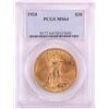 Image 1 : 1924 $20 St. Gaudens Double Eagle Gold Coin PCGS MS64