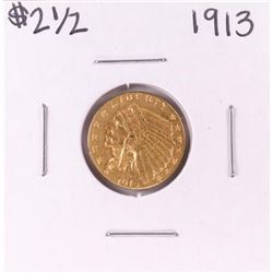 1913 $2 1/2 Indian Head Quarter Eagle Gold Coin