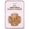 Image 1 : 1928 $20 St. Gaudens Double Eagle Gold Coin NGC MS64