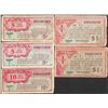 Image 1 : Lot of (5) Series 471 Military Payment Certificate Notes
