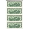 Image 2 : Uncut Sheet of (4) 1995 $2 Federal Reserve Notes Atlanta