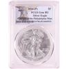 Image 1 : 2016-P $1 American Silver Eagle Coin PCGS Gem BU Struck at the Philadelphia Mint