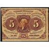 Image 1 : July 17, 1862 Five Cents First Issue Fractional Currency Note