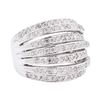 Image 1 : 14KT White Gold 1.15 ctw Diamond Ring