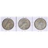 Image 2 : Lot of 1934, 1934-S, & 1934-D $1 Peace Silver Dollar Coins