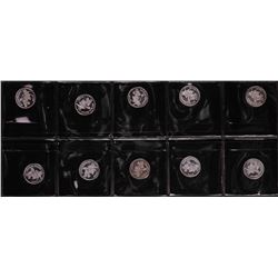Lot of (10) Disney Mickey & Minnie Mouse 1/20 oz. .999 Fine Silver Coin Rounds