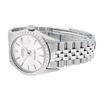 Image 6 : Rolex Mens Stainless Steel Silver Index 36MM Diamond Datejust Wristwatch