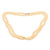 Chanel Faux Pearl Snowflake Bead Strand Necklace