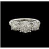 Image 2 : 1.54 ctw Diamond Ring - 14KT White Gold