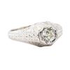 Image 1 : 0.70 ctw Diamond Ring - 14KT White Gold