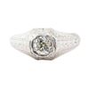 Image 2 : 0.70 ctw Diamond Ring - 14KT White Gold