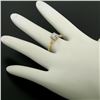 Image 4 : 14K Yellow & White Gold Illusion Prong Set 0.25 ctw Diamond Solitaire Ring