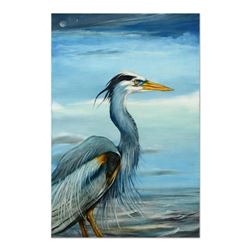Happy Great Blue Heron by Katon Original
