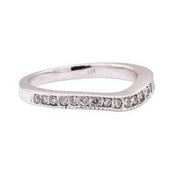 0.60 ctw Diamond Chevron Band - 14KT White Gold