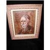 Image 1 : C.1900 Oil Portrait On Wood Signed Framed #1030215