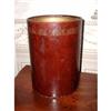 Image 1 : Leather Wastebasket Liner C.1920 #1030300