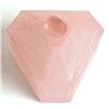 Image 1 : Machine Age Pink Satin Glass Deco Powder Jar #1030685