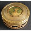 Image 1 : APOLLO Ormolu and Glass Portrait Powder Jar #1030947